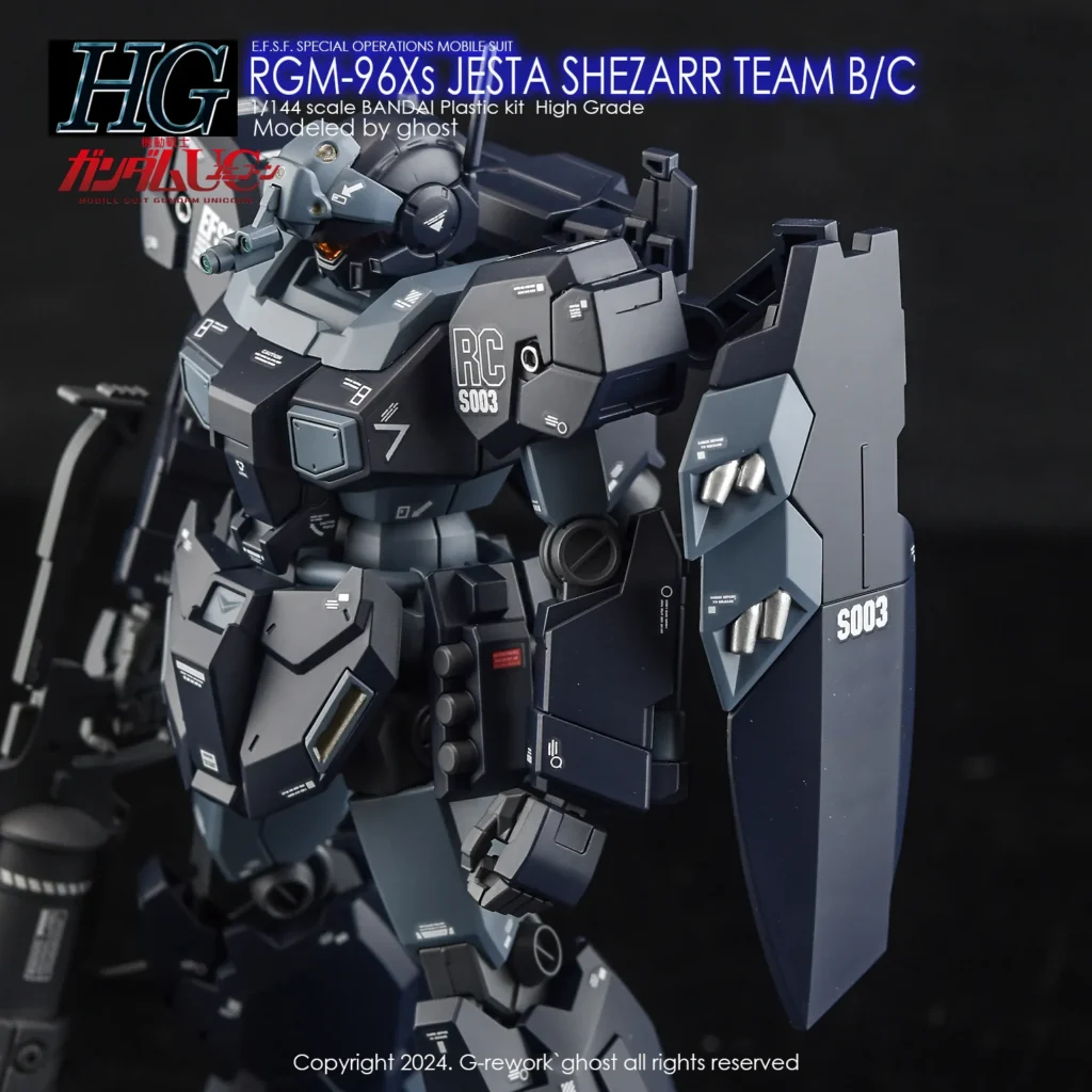 G-rework Decal HGUC PB Jesta (Shezzar Type, Team A)