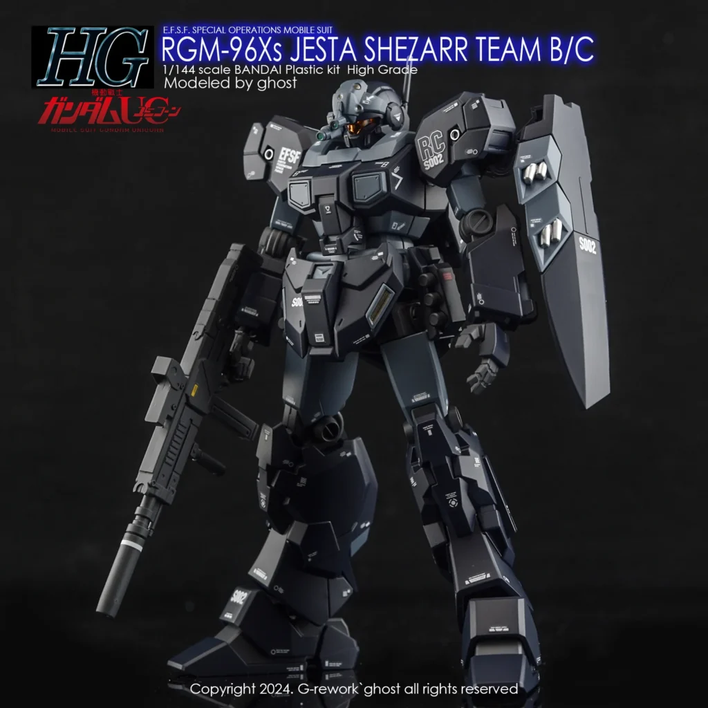 G-rework Decal HGUC PB Jesta (Shezzar Type, Team A)