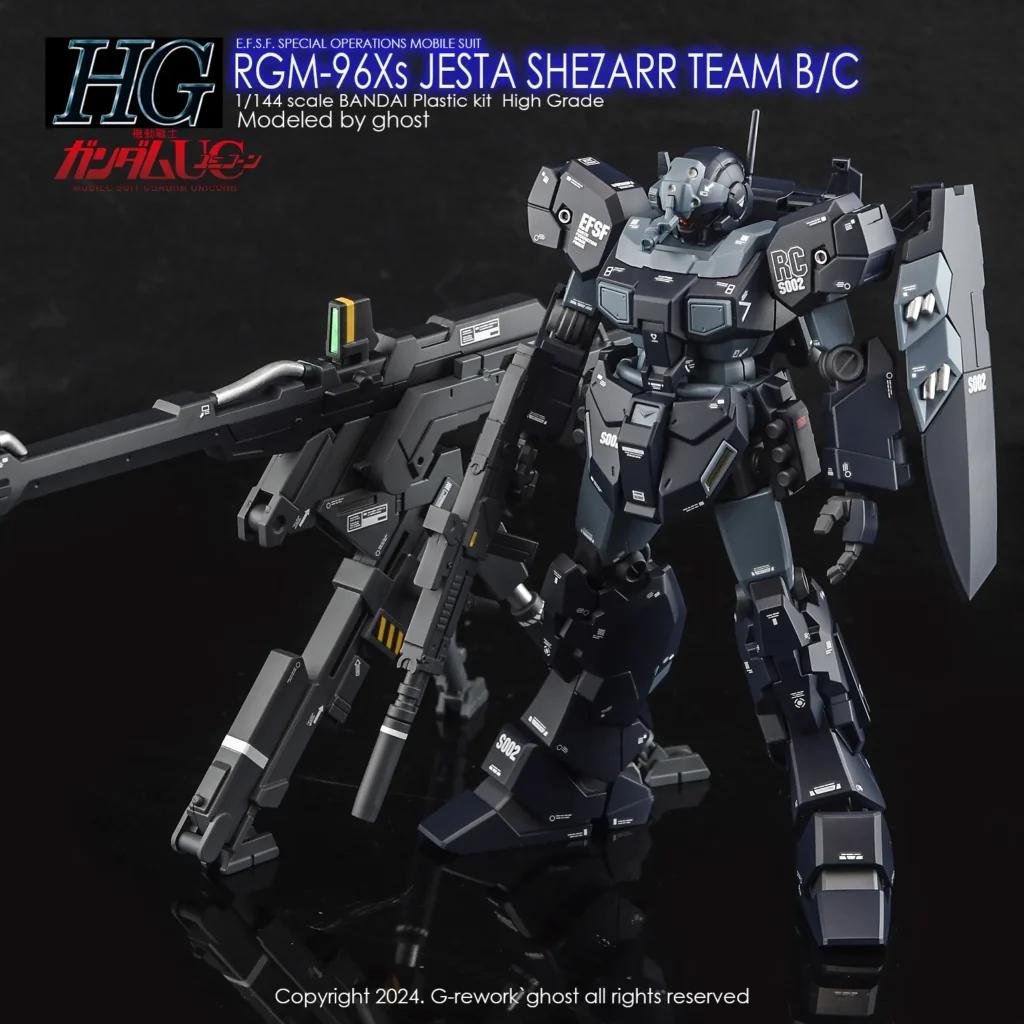 G-rework Decal HGUC PB Jesta (Shezzar Type, Team A)