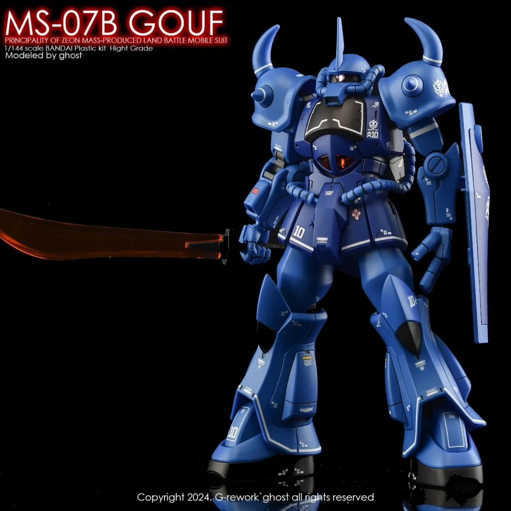 G-rework Decal HGUC #196 Gouf