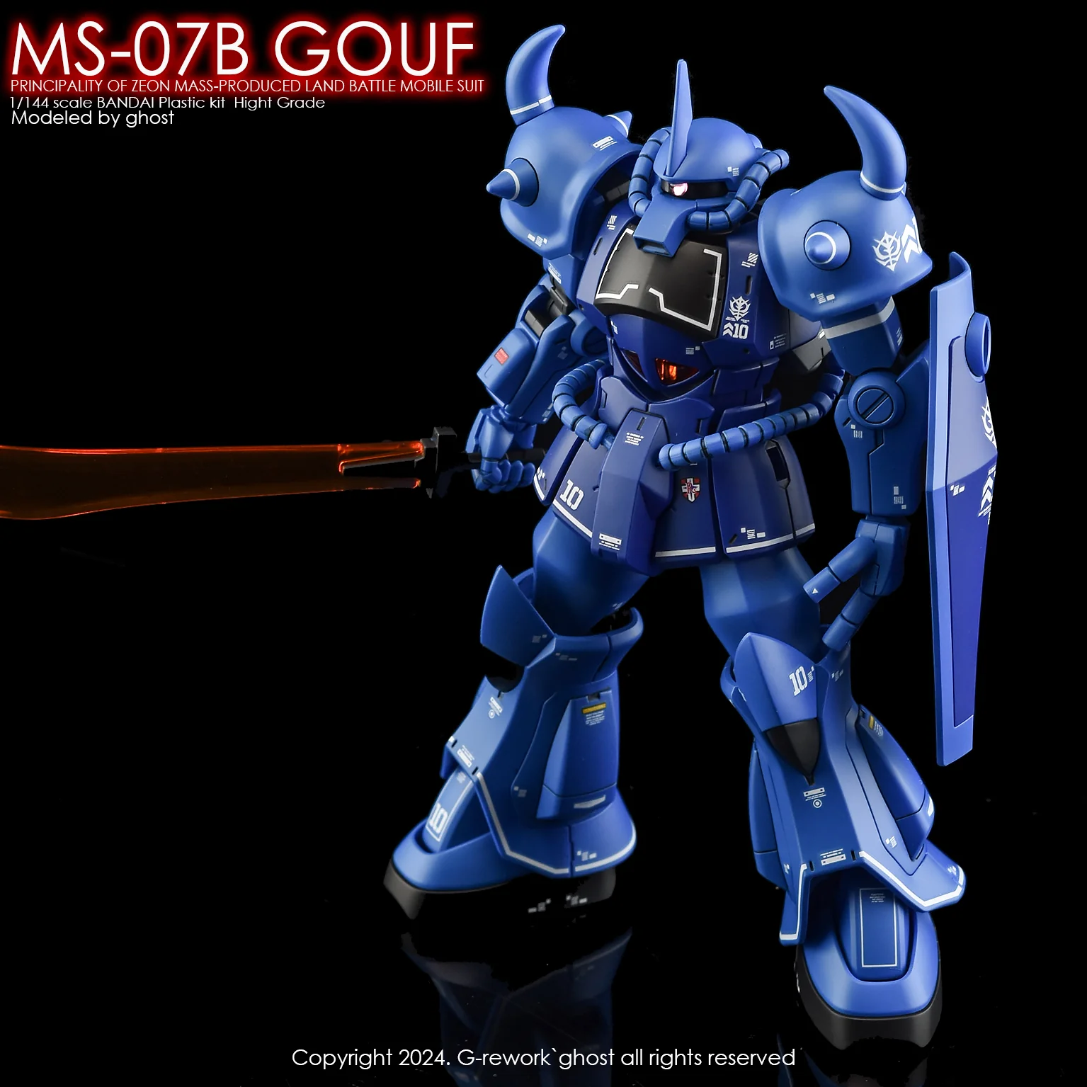 G-rework Decal HGUC #196 Gouf - Image 3