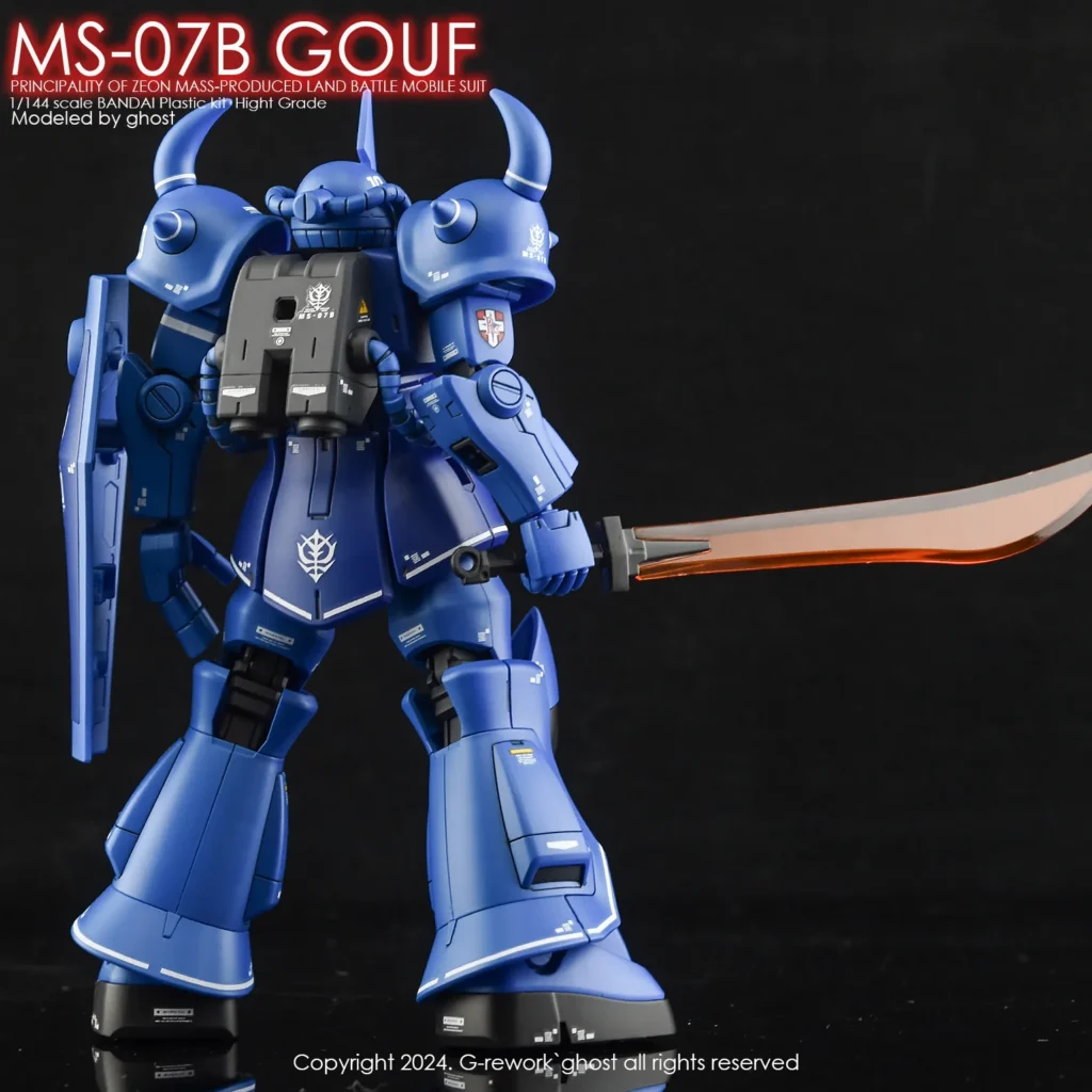 G-rework Decal HGUC #196 Gouf