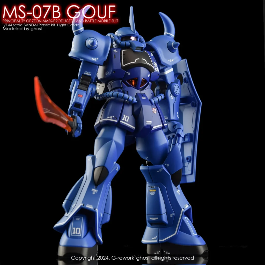 G-rework Decal HGUC #196 Gouf