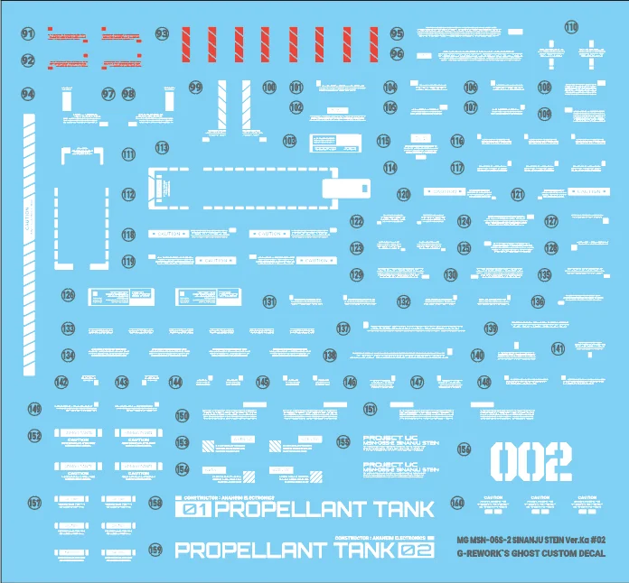 G-rework Decal MG #223 Sinanju Stein (Narrative Ver.) Ver.Ka