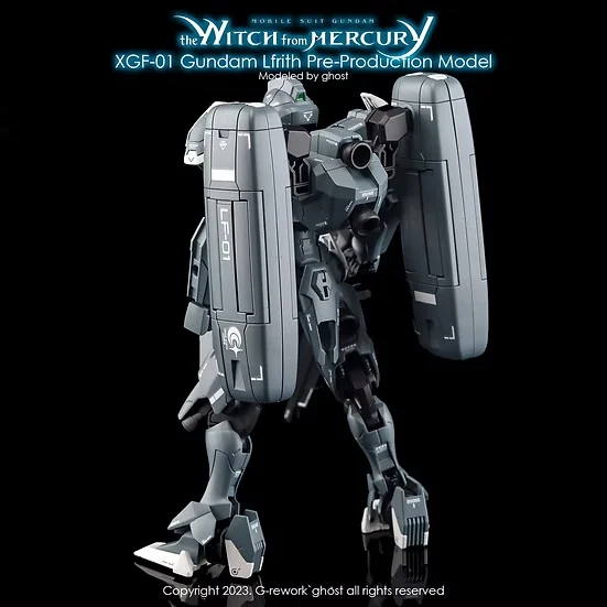 G-rework Decal HGTWFM PB Gundam Lfrith Pre-Production Model