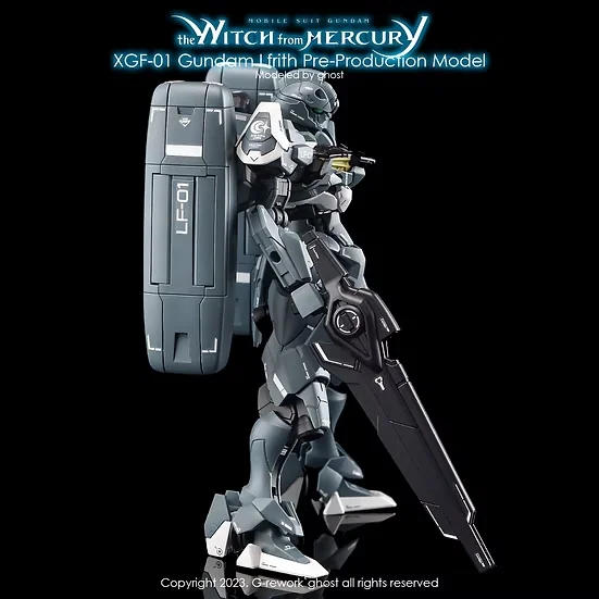 G-rework Decal HGTWFM PB Gundam Lfrith Pre-Production Model