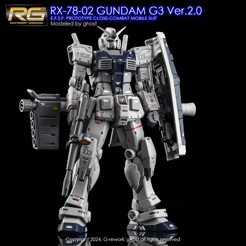 G-rework Decal RG PB G-3 Gundam Ver.2.0