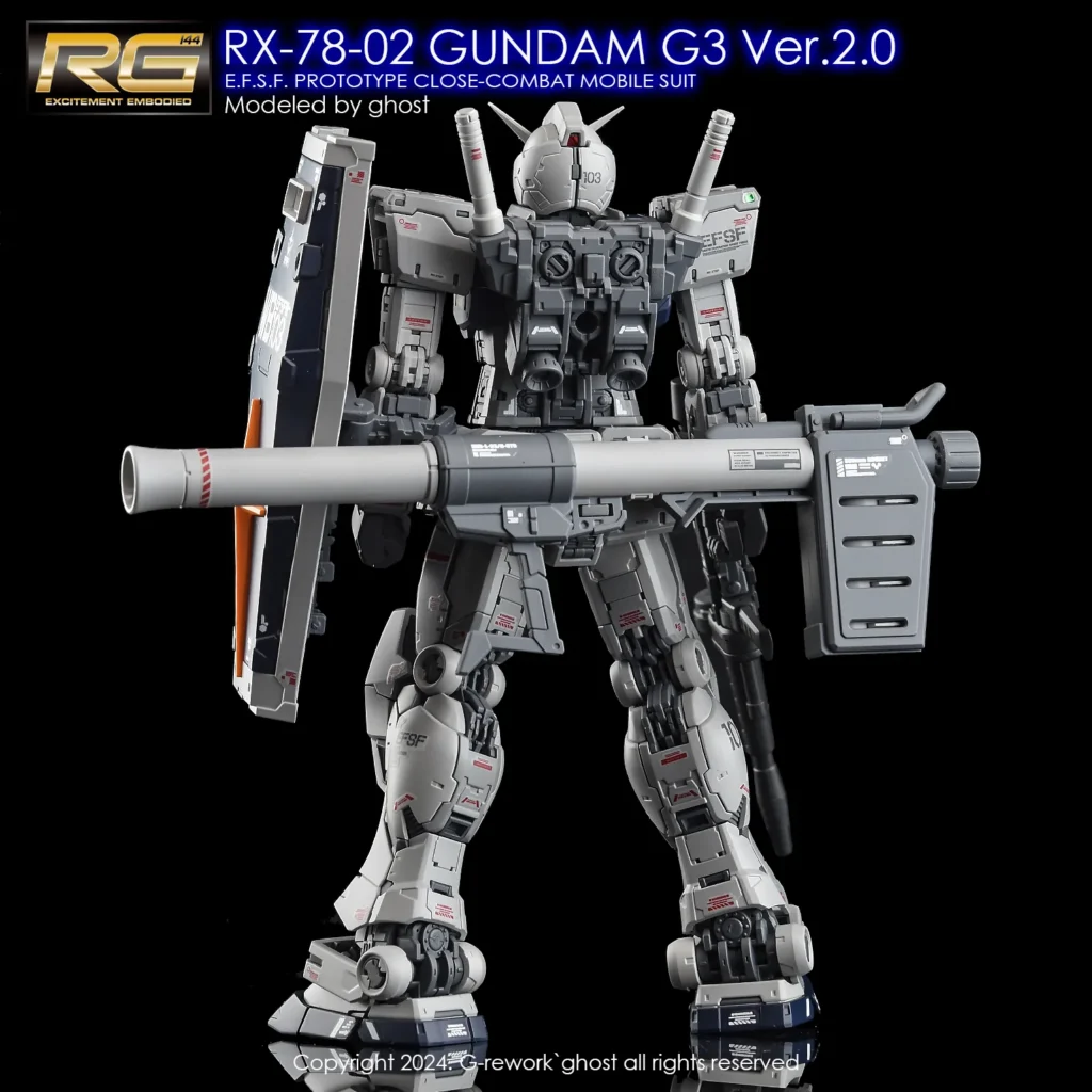 G-rework Decal RG PB G-3 Gundam Ver.2.0