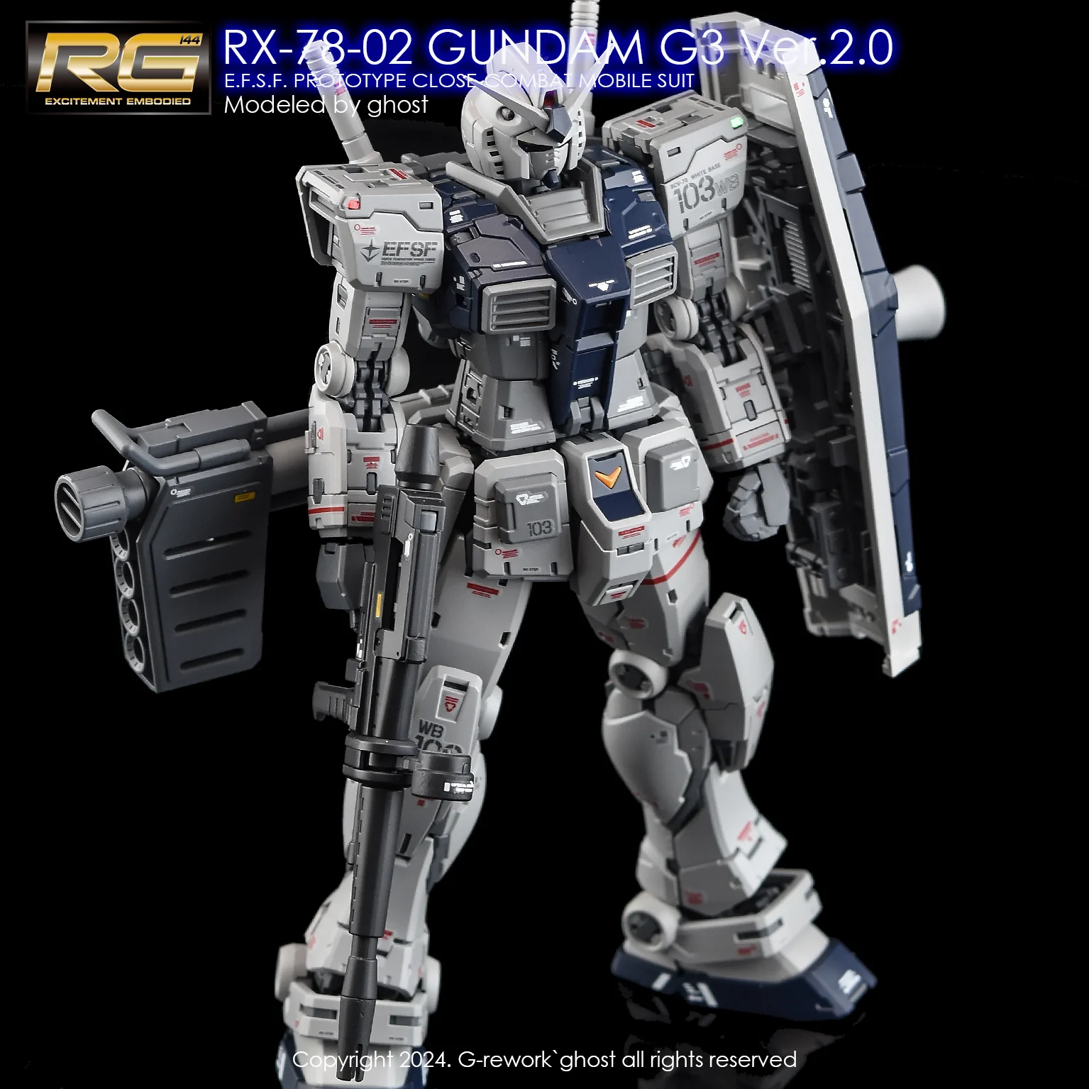 G-rework Decal RG PB G-3 Gundam Ver.2.0 - Image 7