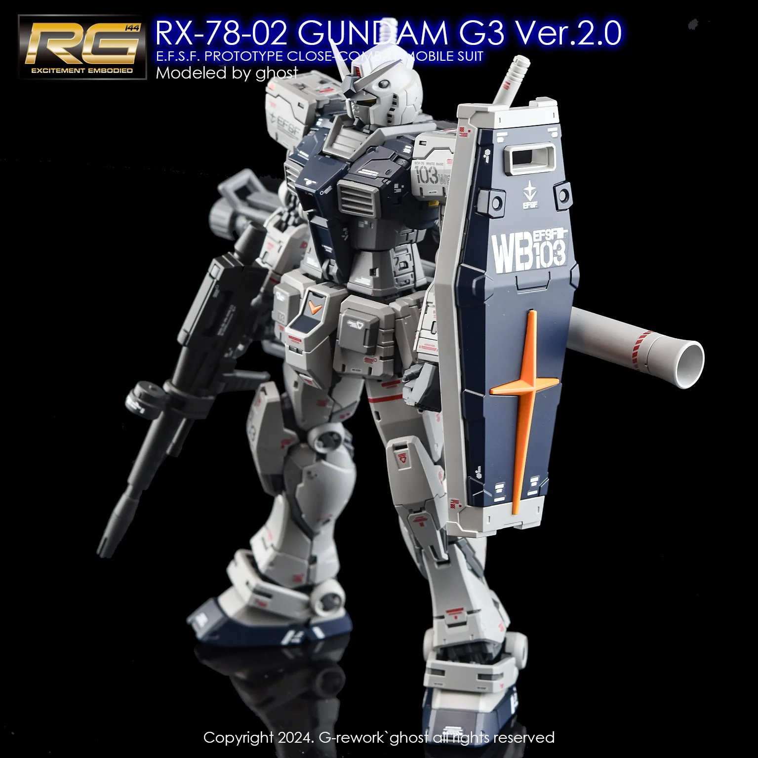 G-rework Decal RG PB G-3 Gundam Ver.2.0 - Image 8