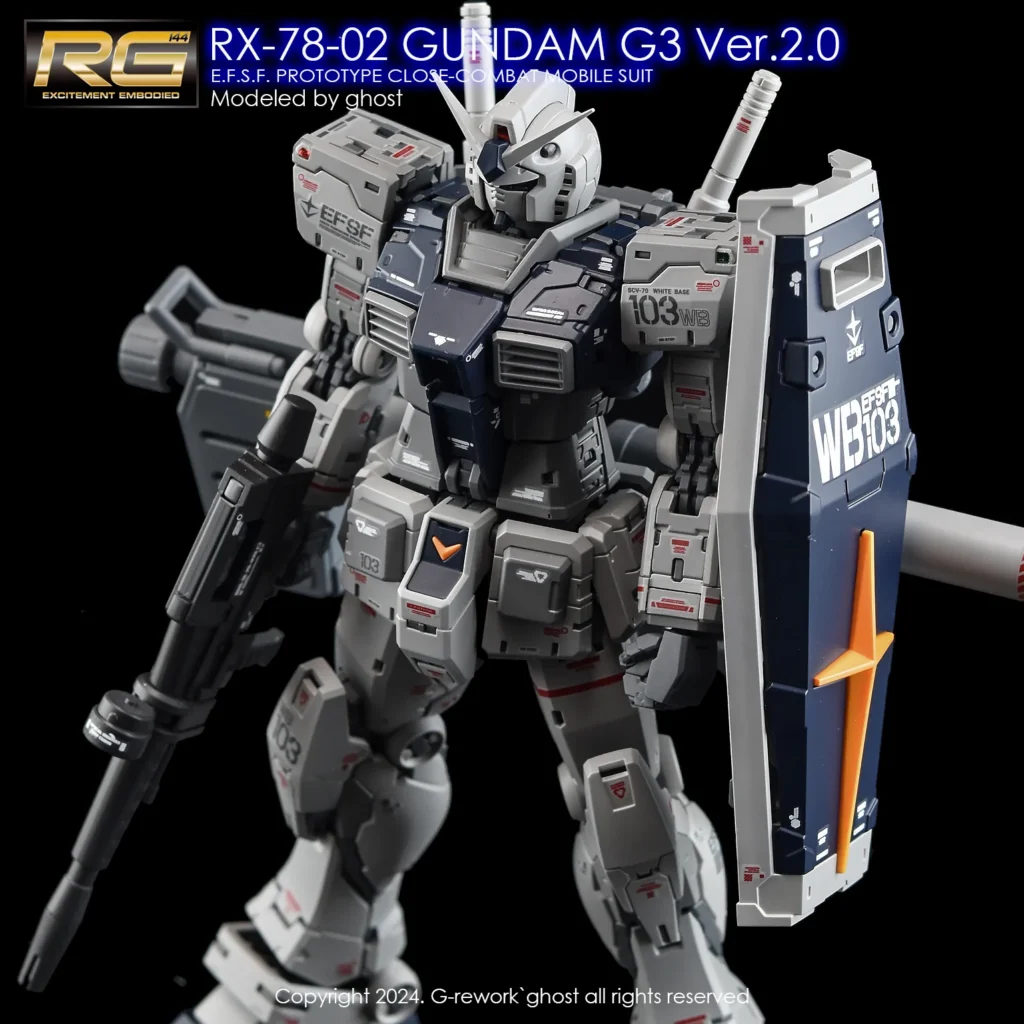 G-rework Decal RG PB G-3 Gundam Ver.2.0