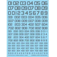 G-rework Decal Caution Number Gray