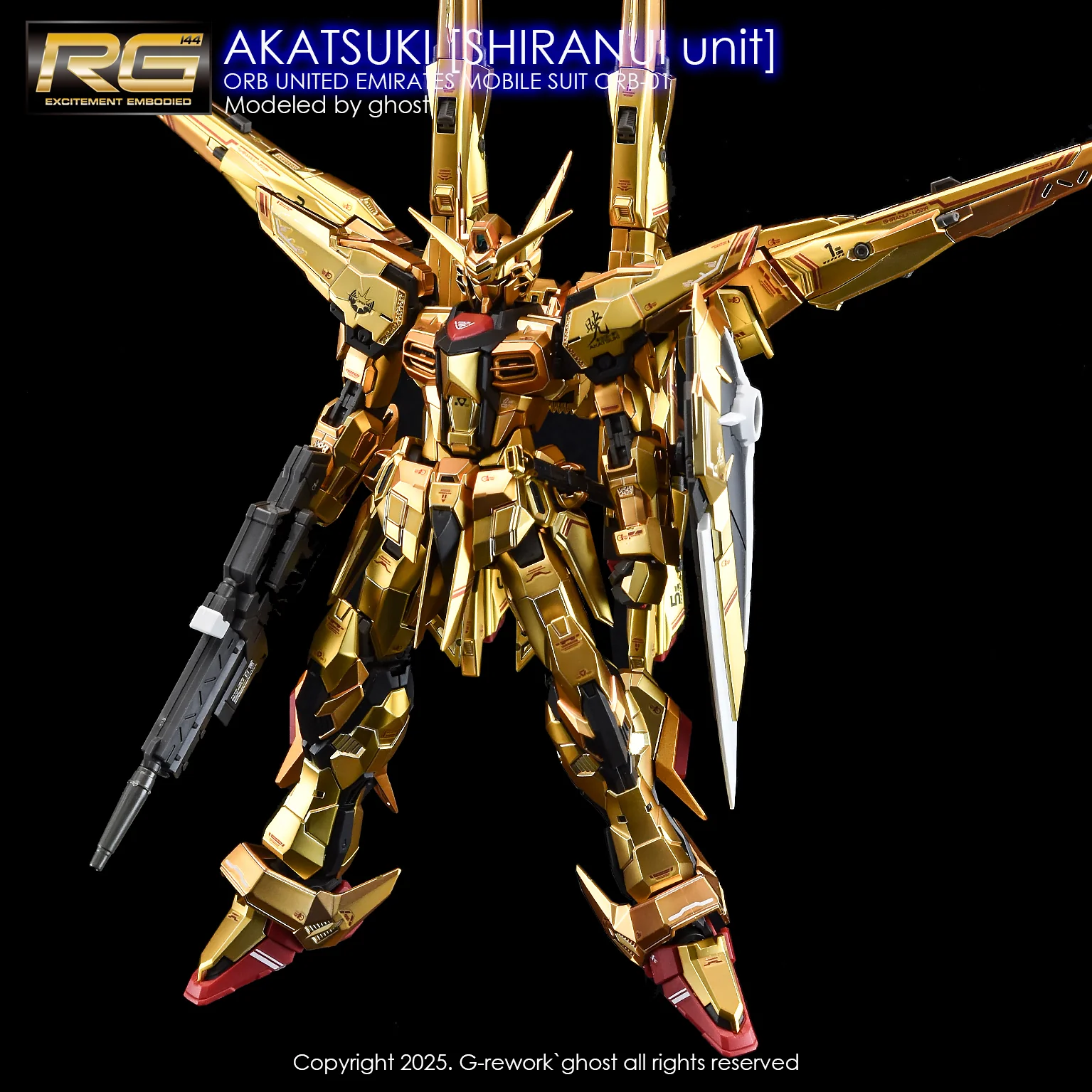 G-rework Decal RG PB Akatsuki Shiranui - Image 1