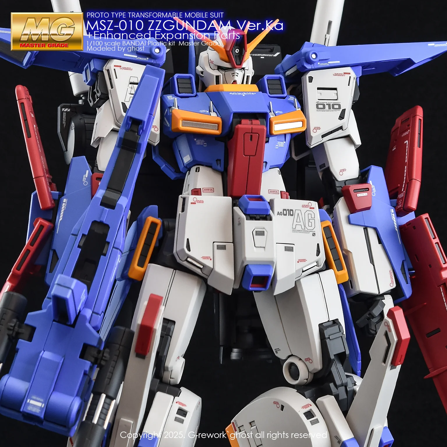 G-rework Decal MG #198 ZZ Gundam Ver.Ka + PB Enhanced Expansion Parts - Image 4