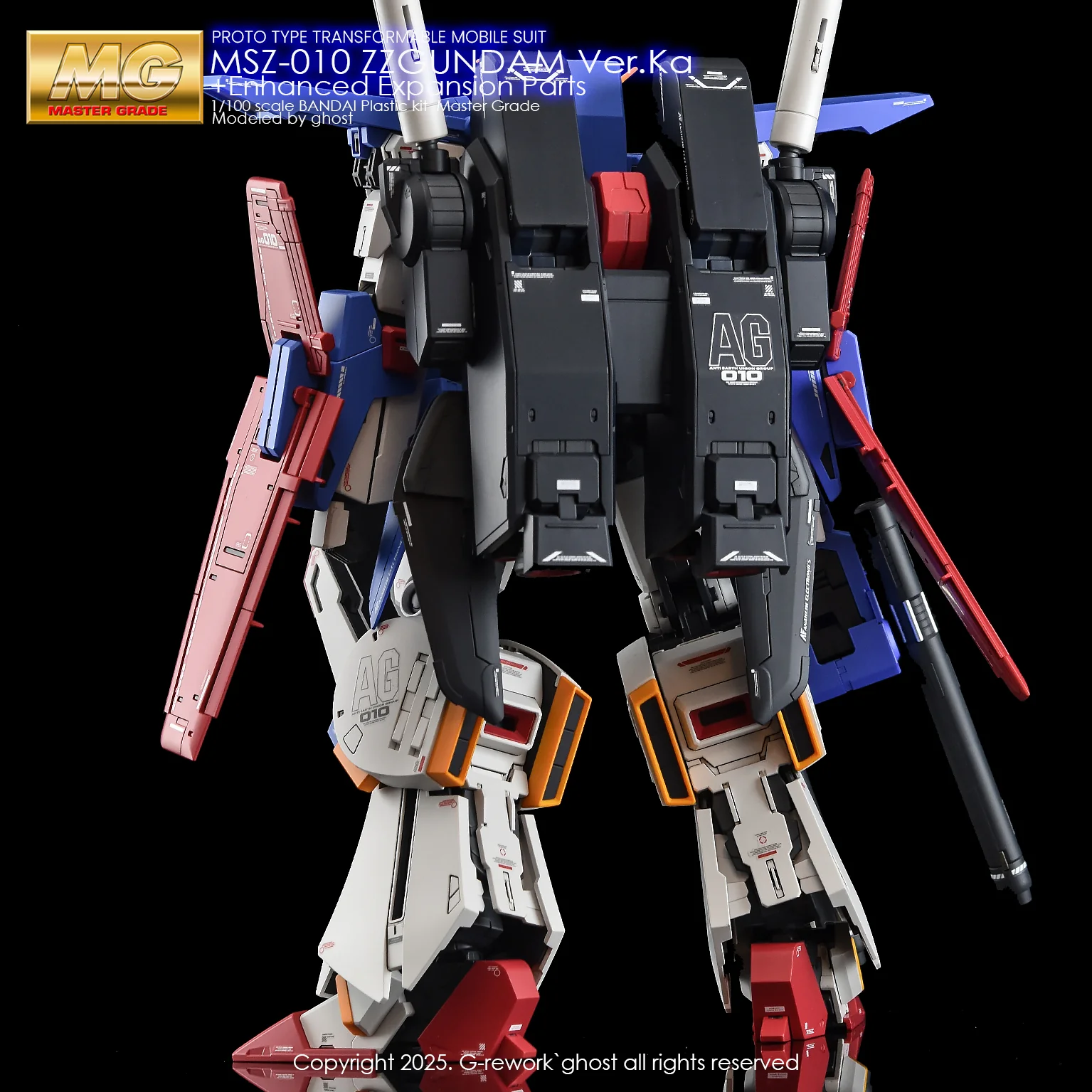 G-rework Decal MG #198 ZZ Gundam Ver.Ka + PB Enhanced Expansion Parts - Image 6