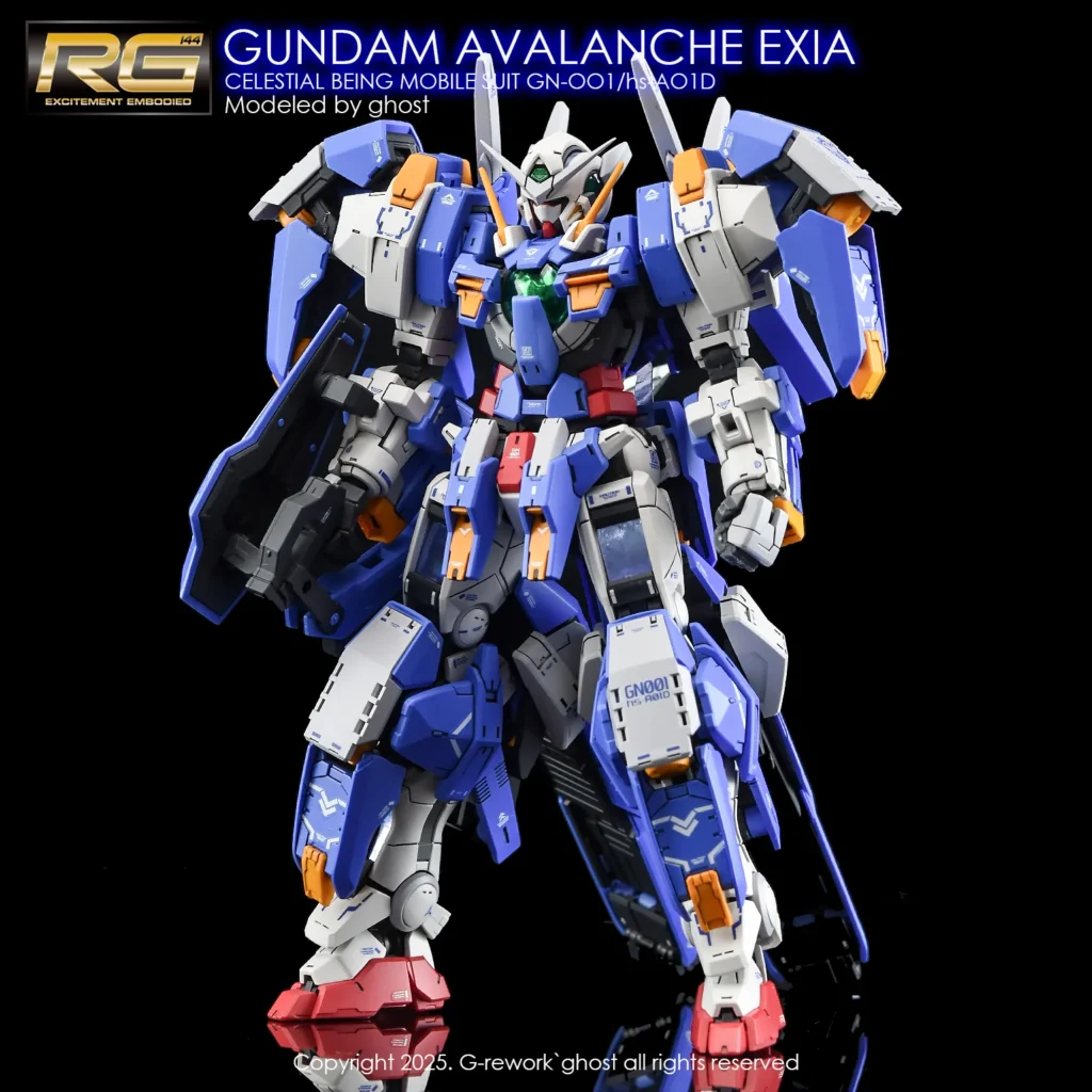 G-rework Decal RG PB Gundam Avalanche Exia Dash