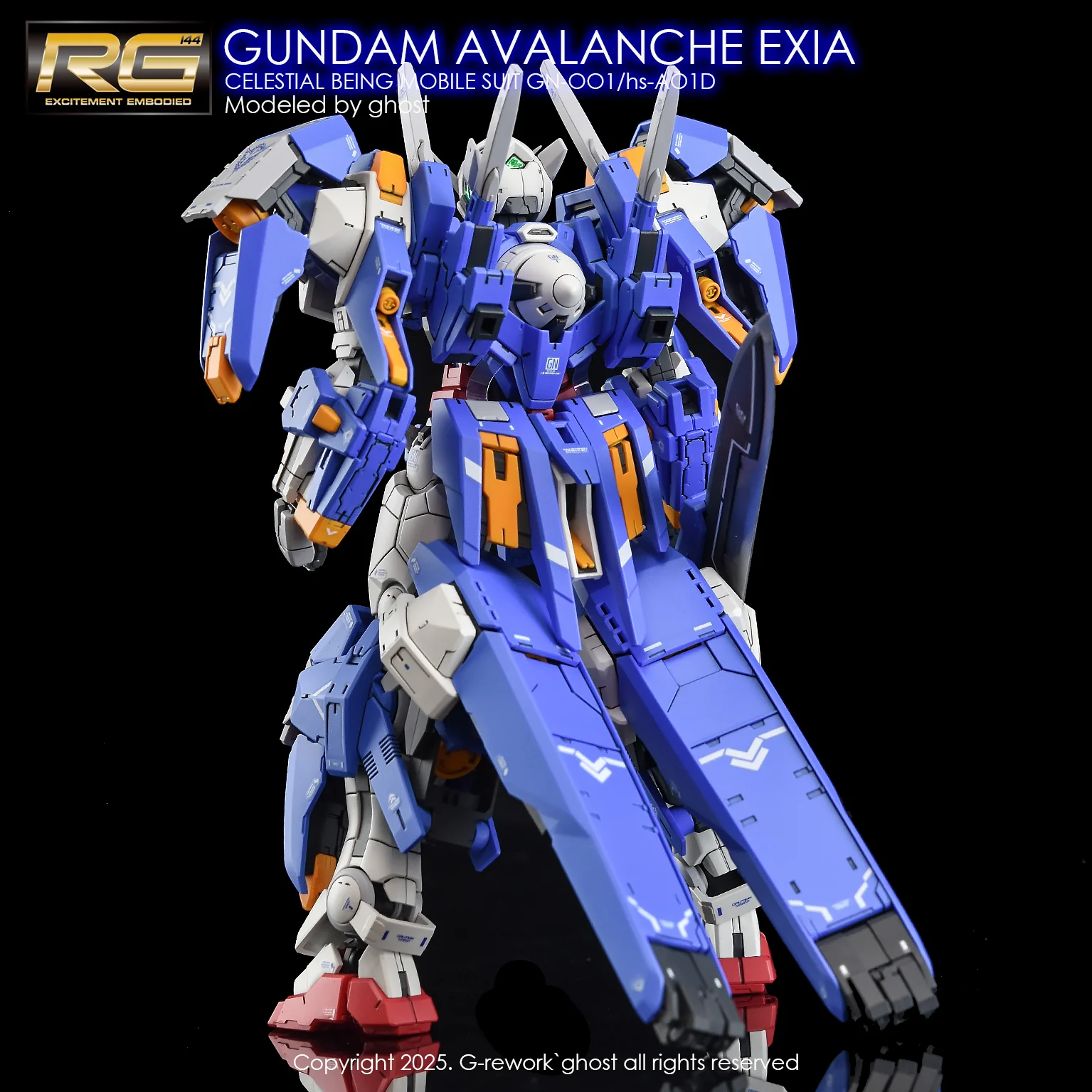 G-rework Decal RG PB Gundam Avalanche Exia Dash - Image 4