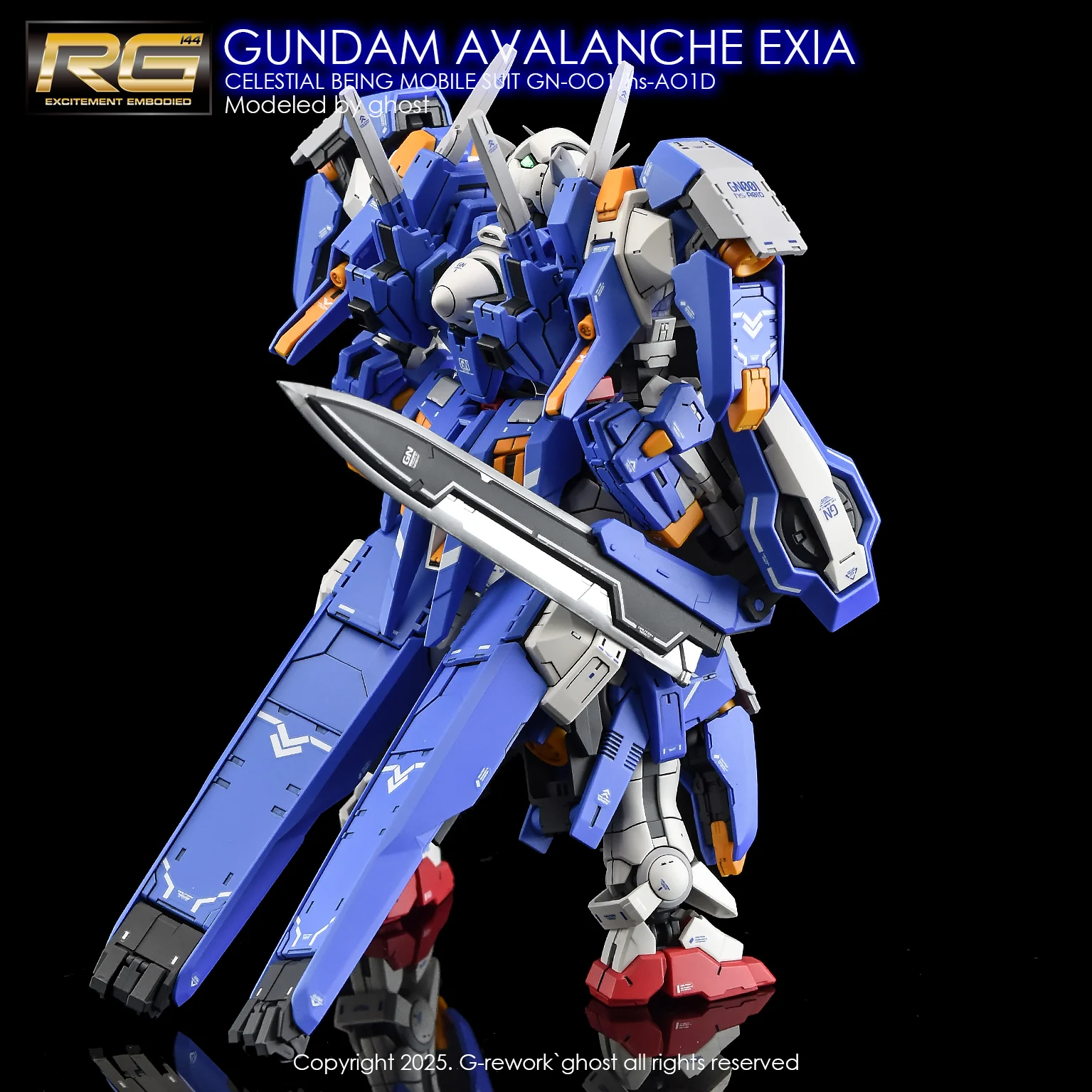 G-rework Decal RG PB Gundam Avalanche Exia Dash - Image 5