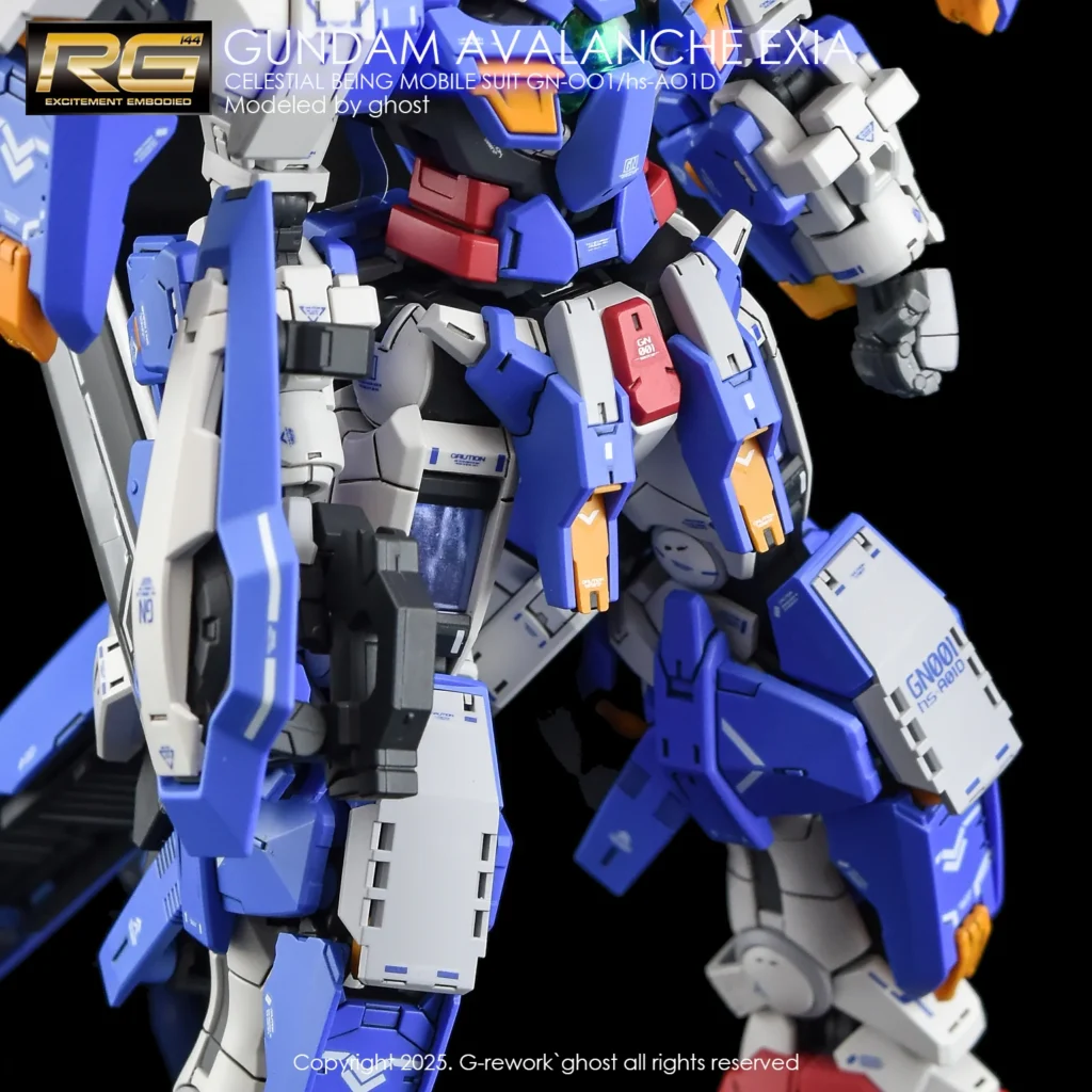 G-rework Decal RG PB Gundam Avalanche Exia Dash