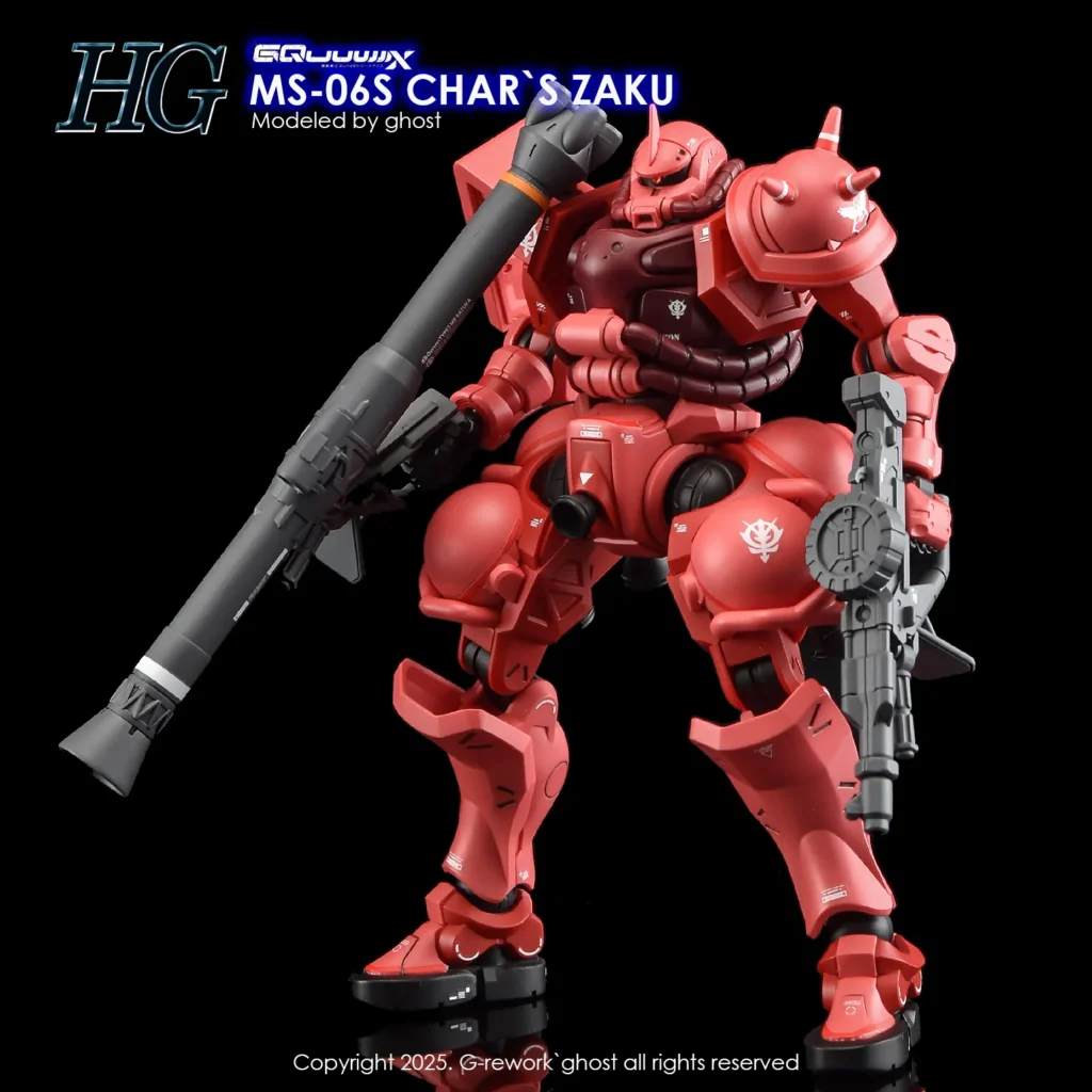 G-rework Decal HGGQ #11 Char's Zaku