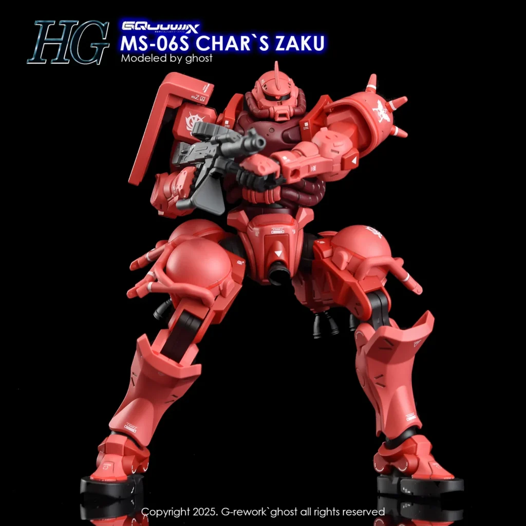 G-rework Decal HGGQ #11 Char's Zaku