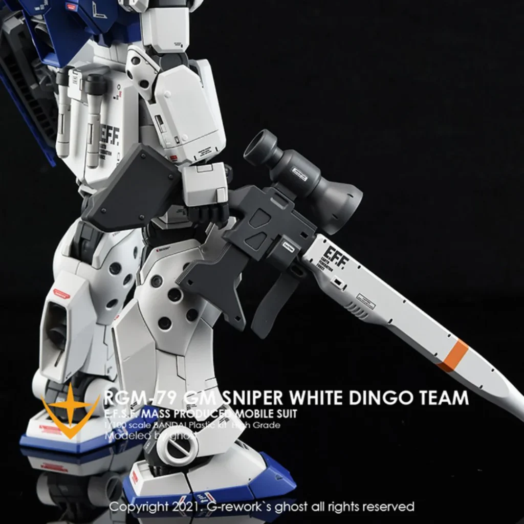 G-rework Decal MG PB GM Sniper II (White Dingo Team Custom)