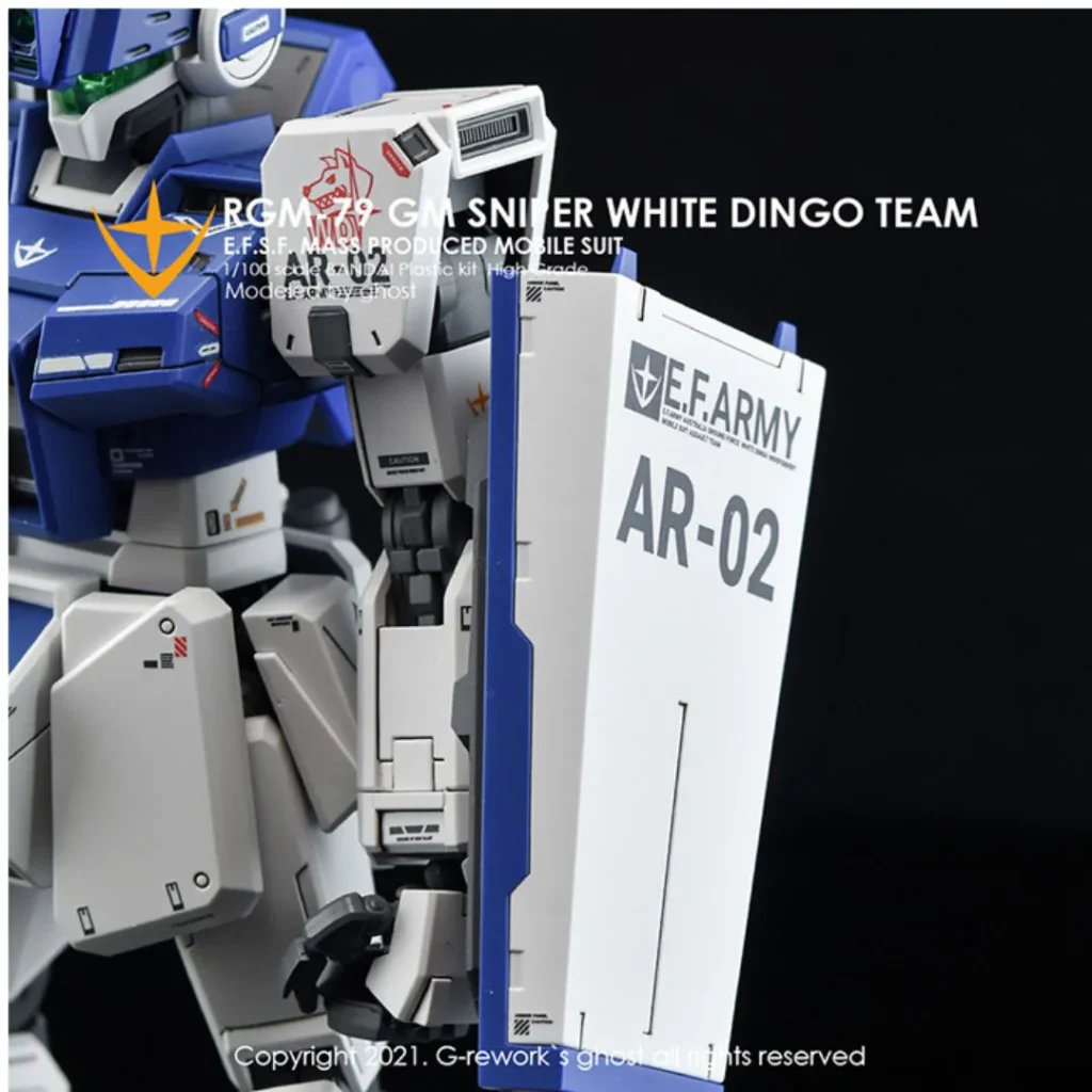 G-rework Decal MG PB GM Sniper II (White Dingo Team Custom)