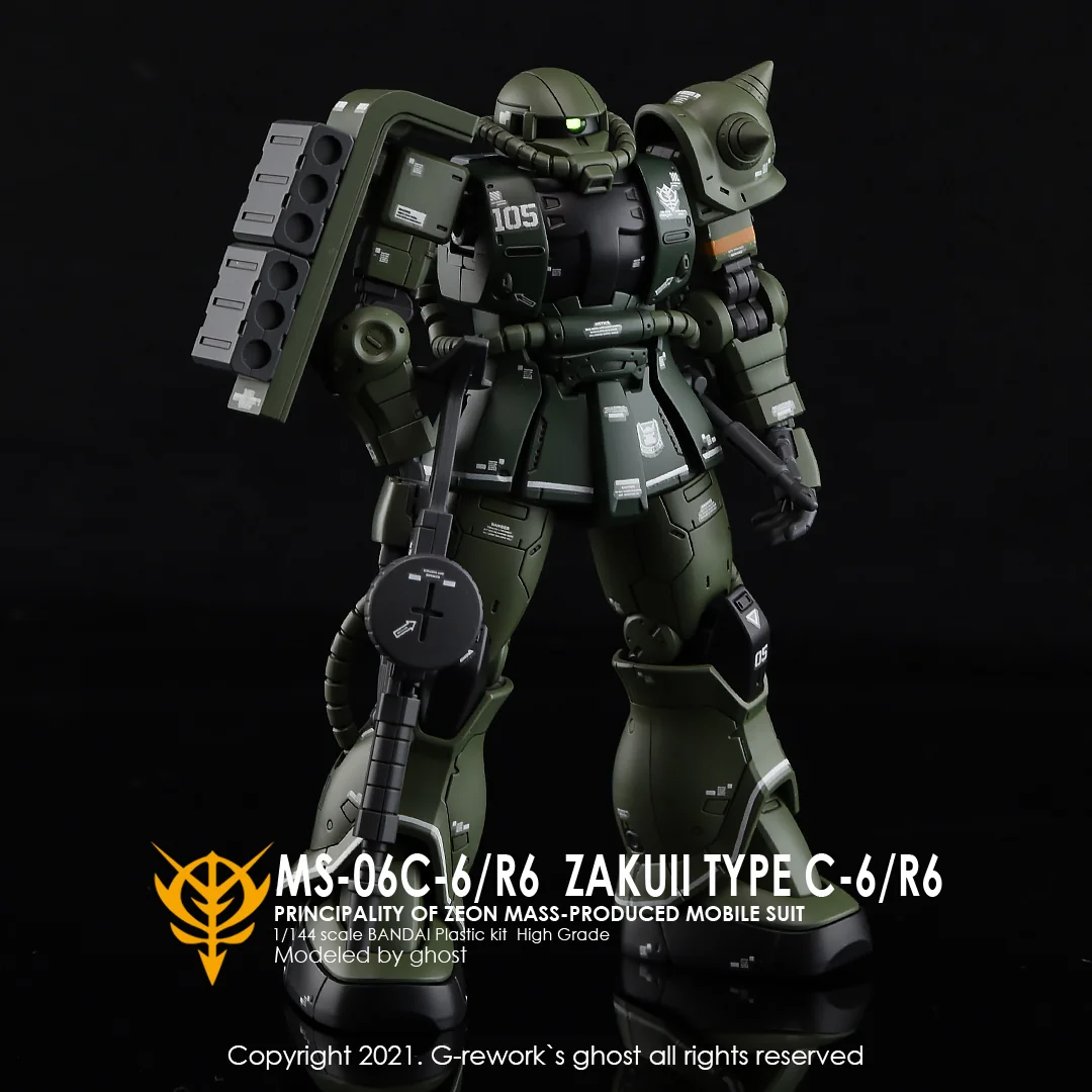 G-rework Decal HGGTO #16 Zaku II - Image 5