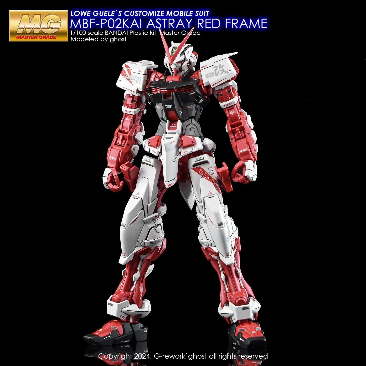 G-rework Decal MG #130 Astray Red Frame Kai - Image 2