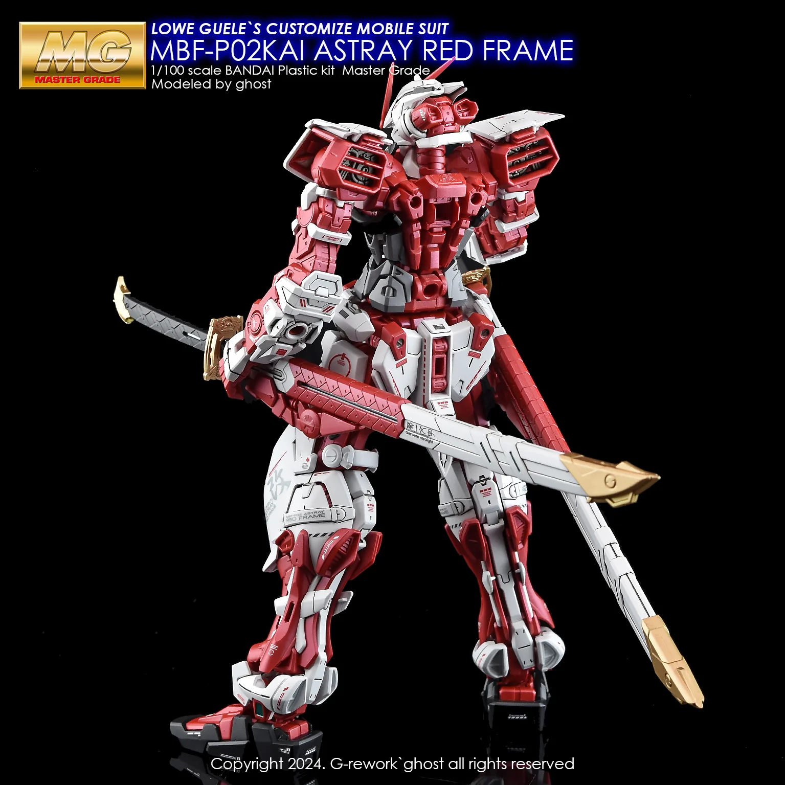 G-rework Decal MG #130 Astray Red Frame Kai - Image 10