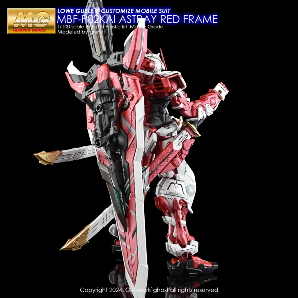 G-rework Decal MG #130 Astray Red Frame Kai