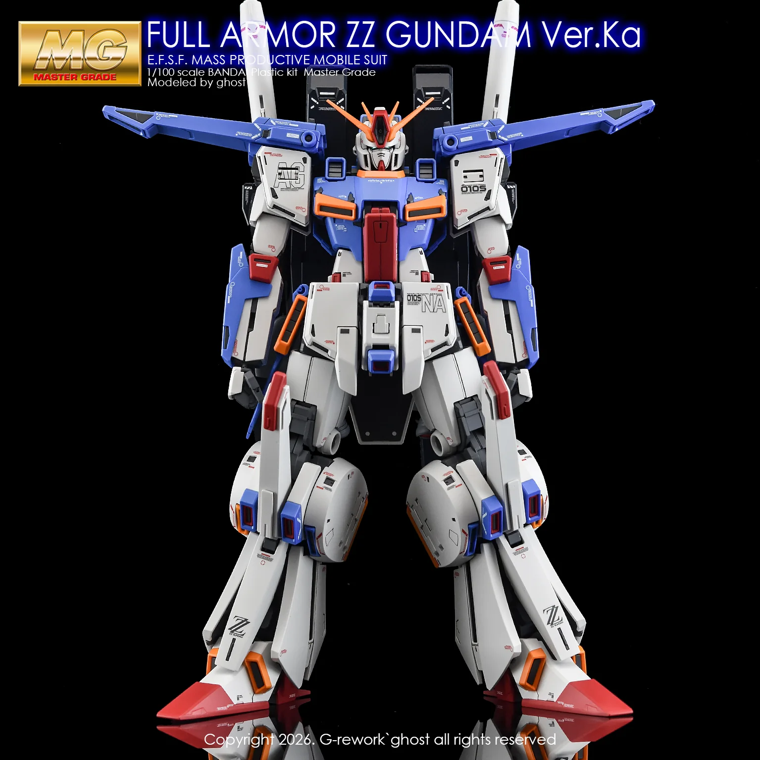 Shop G-REWORK G-rework Decal MG #226 Full Armor ZZ Gundam Ver.Ka 1