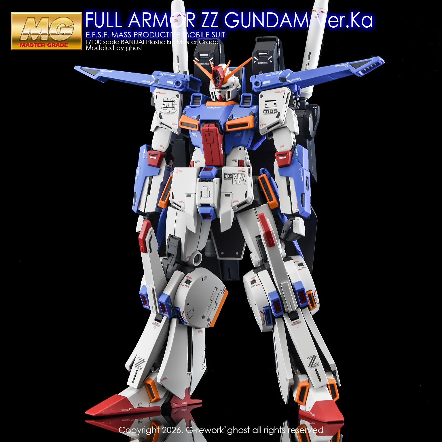 Shop G-REWORK G-rework Decal MG #226 Full Armor ZZ Gundam Ver.Ka 1