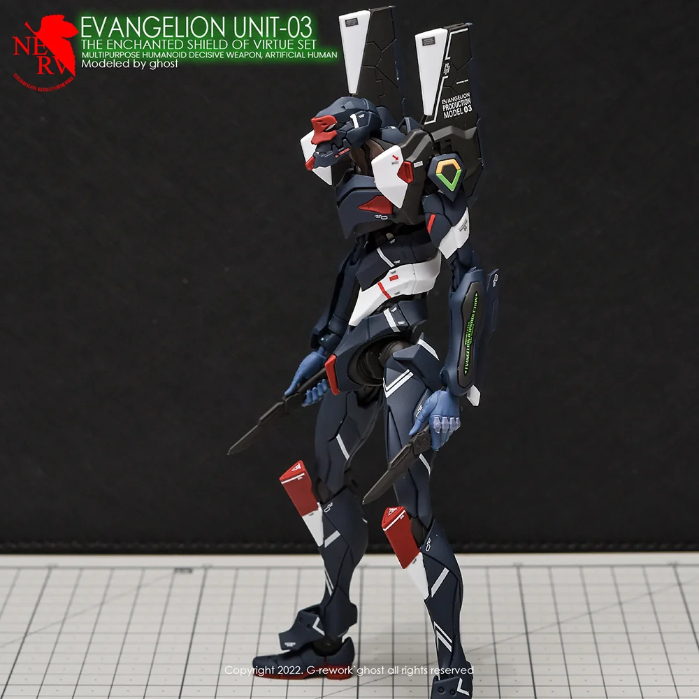 G-rework Decal RG Evangelion Unit-03 The Enchanted Shield of Virtue Set