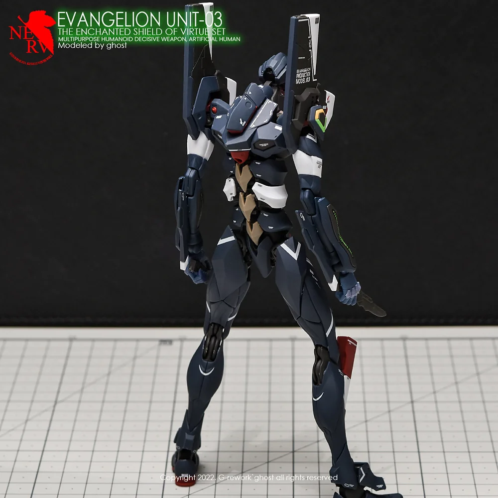 G-rework Decal RG Evangelion Unit-03 The Enchanted Shield of Virtue Set