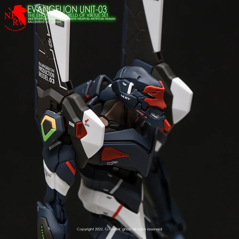 G-rework Decal RG Evangelion Unit-03 The Enchanted Shield of Virtue Set