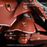 G-rework Decal HGUC #240 Nightingale - Image 13