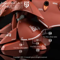 G-rework Decal HGUC #240 Nightingale - Image 14