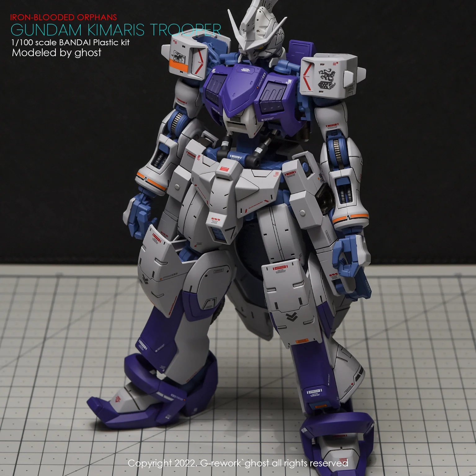 G-rework Decal IBO 1/100 #09 Gundam Kimaris Trooper - Image 3