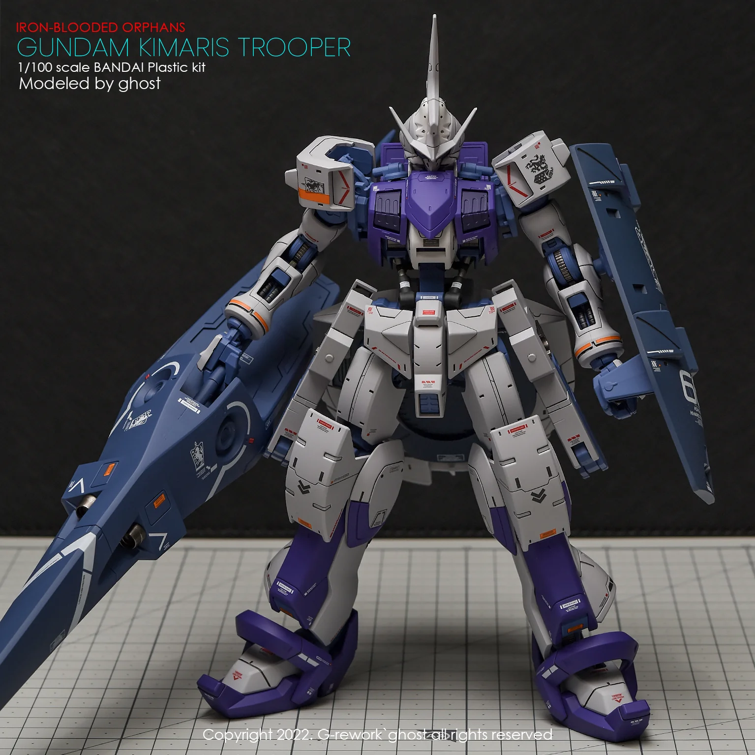 G-rework Decal IBO 1/100 #09 Gundam Kimaris Trooper - Image 5