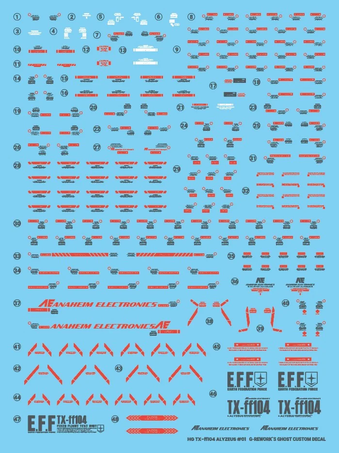 G-rework Decal HGUC #265 Alyzeus