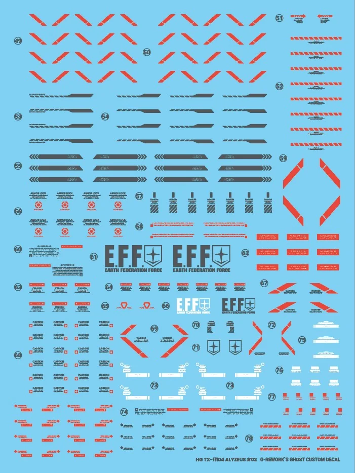 G-rework Decal HGUC #265 Alyzeus