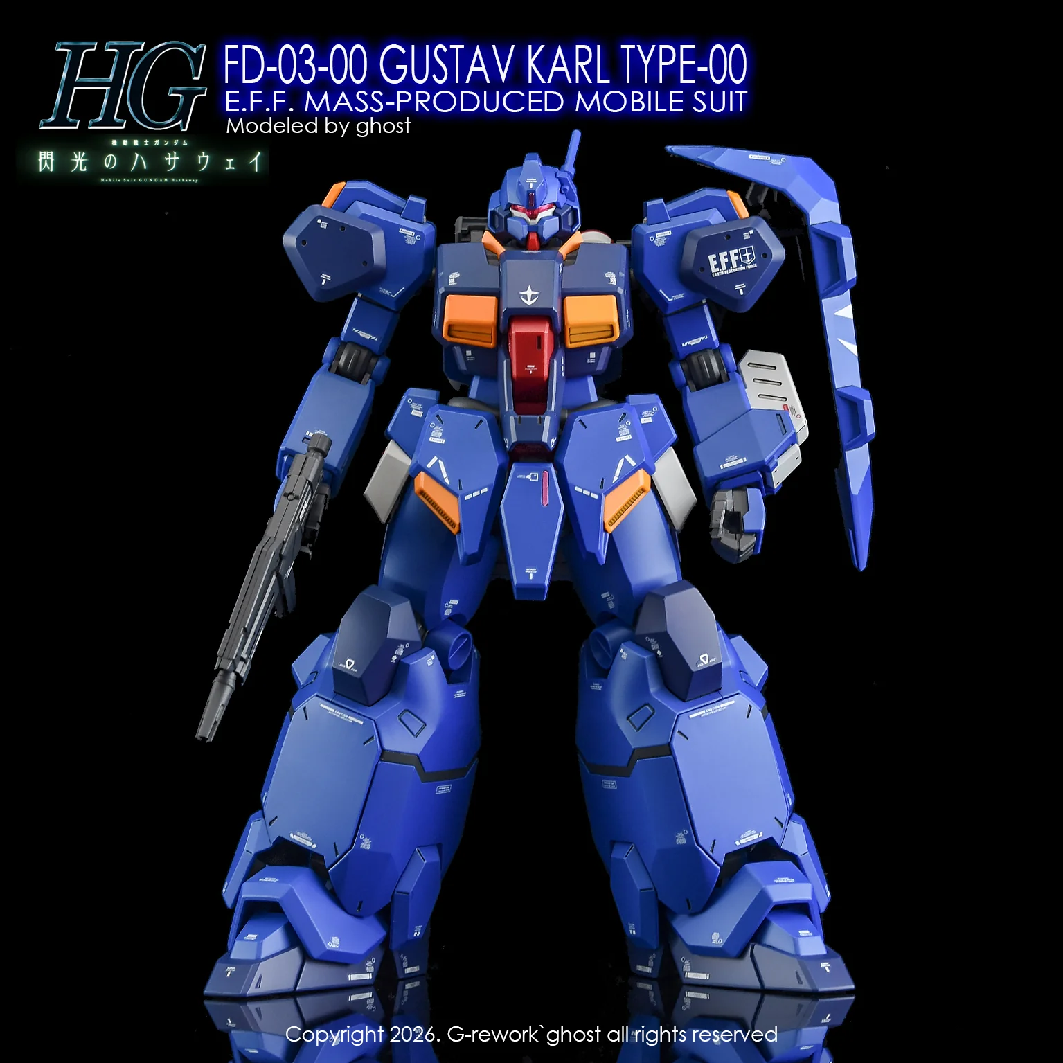 G-rework Decal HGUC #264 Gustav Karl Type-00 - Image 1