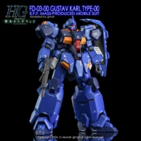 G-rework Decal HGUC #264 Gustav Karl Type-00 - Image 3