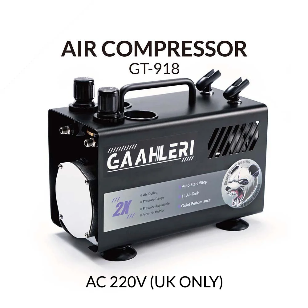 GT-918 Dual Drive Series Airbrush Kit Compressor