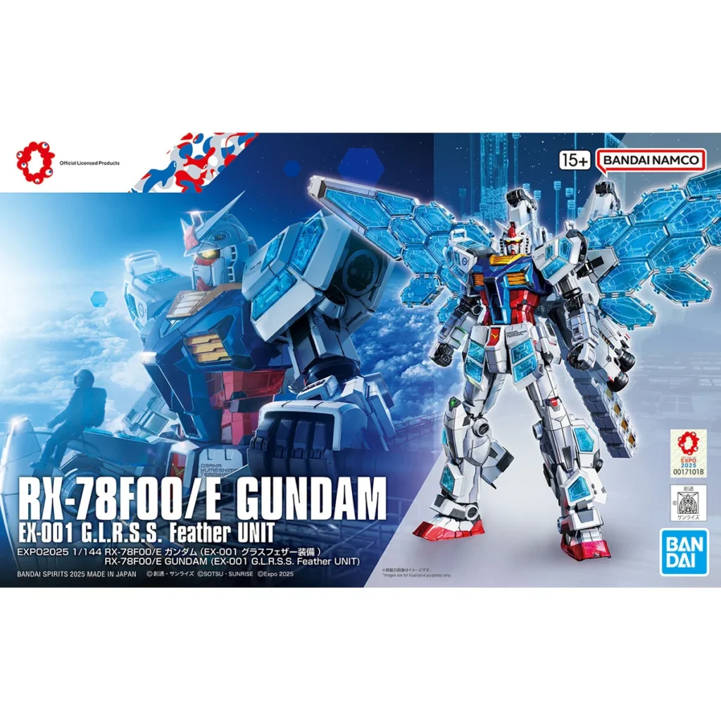 RX-78F00/E Gundam (EX-001 glass feather equipped)